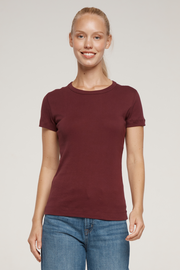 Crew-Neck Short Sleeve Tee | Fig