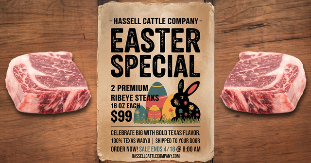 Two Premium Wagyu Ribeye (16 oz. each)