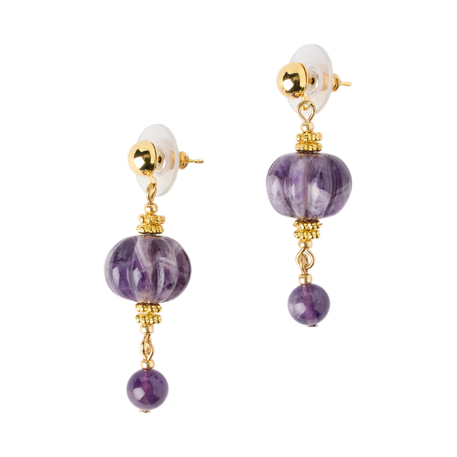 Amethyst Drop Earrings