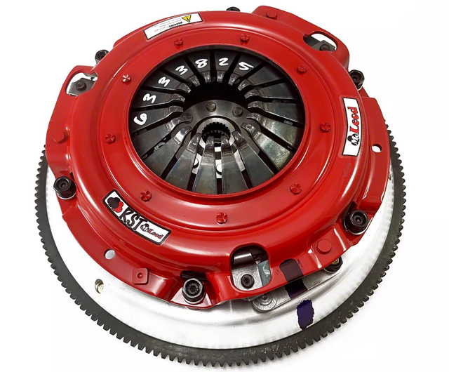 McLeod RST Twin Disc 800HP Organic Clutch Kit with 8-Bolt Aluminum Flywheel; 23-Spline (18-23 Mustang GT)