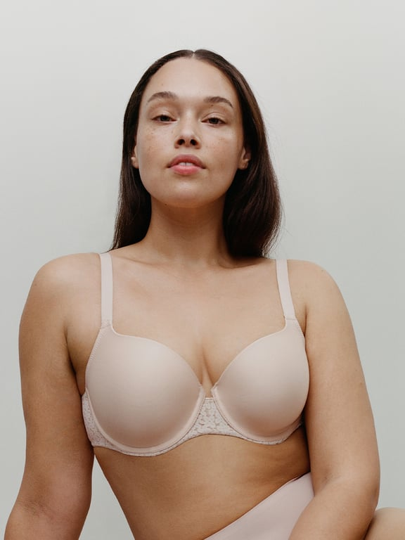 Norah Comfort Smooth Sweetheart T-Shirt Bra Nude Blush