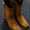 Men's Liberty Black James Distressed Leather Harness Boots