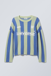 Loose Soccer Team Knitted Sweater