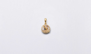 Mini Round Gold Locket 14k