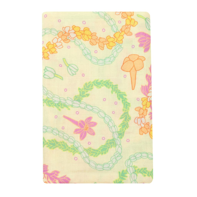 Lei Day in Sand Muslin Swaddle Blanket