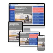 2005-2006 Honda CRF450R OEM Service & Repair Manual