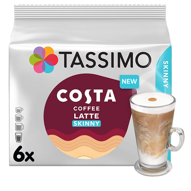 Tassimo Costa Skinny Latte Coffee