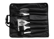 Asmoke Essential BBQ Tool Kit-6 units Basting Brush,Grill Brush,Spatula,Tongs,Fork,Grill Knife