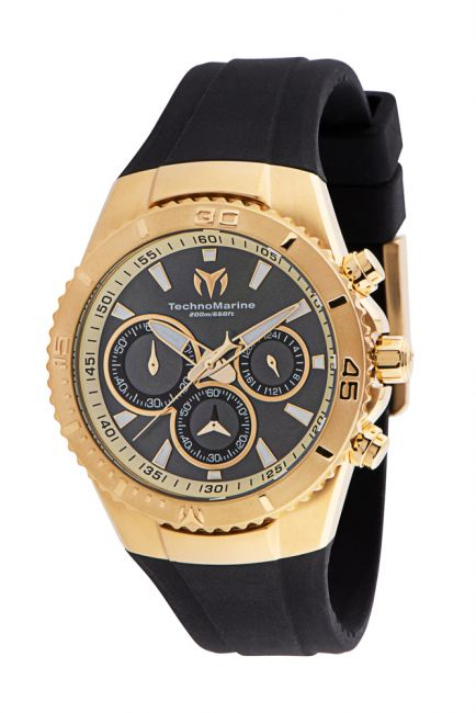 TechnoMarine Manta Sea Unisex Watch w/ Mother of Pearl Dial - 40mm, Black (TM-220073)