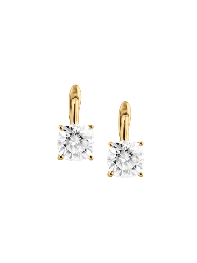 PORTER CUSHION-CUT EARRINGS IN MOISSANITE
