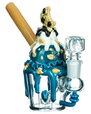 Empire Glassworks Cookie Monster Sundae Mini Bong