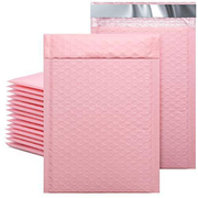 6x10 Bubble Mailer  #0 | Usable Size 6x9"| Sakura Pink