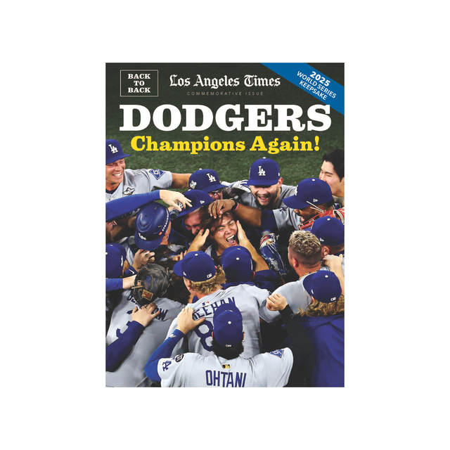 Dodgers Back to Back: 2025 World Series Champions Magazine