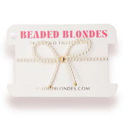 2MM Gold Beaded Bracelet