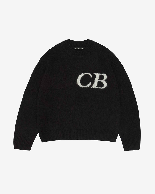 CB LOGO KNIT SWEATER