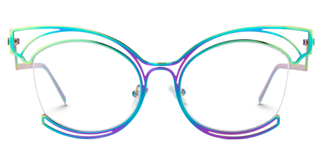 Maggie - Cat Eye Multicolor Eyeglasses