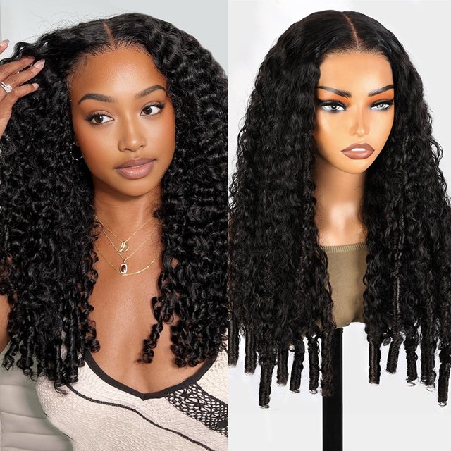 Lolly 30 32 inch Bleached Knots Burmese Curly 13x6 Lace Front Wear Go Wigs Pre Everything Glueless Human Hair Wigs