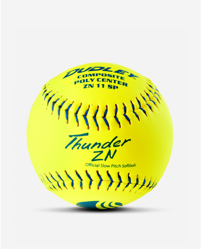 12" USSSA Thunder ZN Pro-M Stamp Slow Pitch Softball - 12 Pack