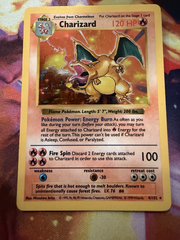 1999 Pokemon Base Set Shadowless Charizard Holo 4 / 102 WOTC Vintage