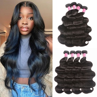 Julia Hair Unprocessed Julia Virgin Body Wave Malaysian Hair Bundles 4pcs/pack Human Weave Deals