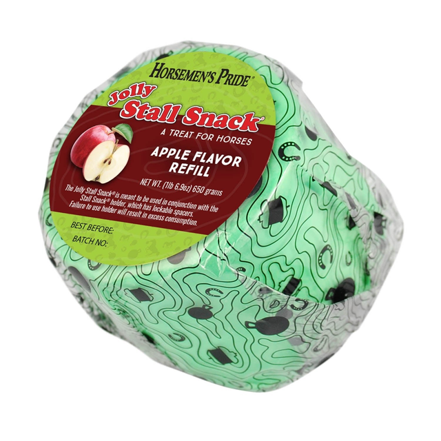 Jolly Stall Snack Refills – Long-Lasting Horse Treats for Stall Boredom, Apple-Shaped, Compatible with Jolly Stall Snack System