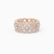 Enchanted Lotus Band in Rose Gold