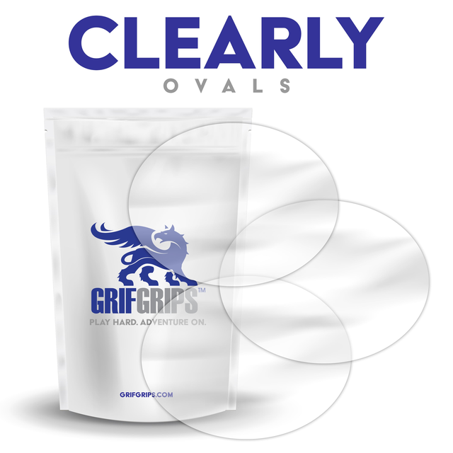 Clearly - Ovals - 10 Adhesive Patches