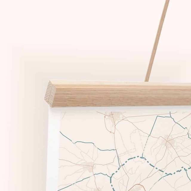 Wooden Poster Hanger