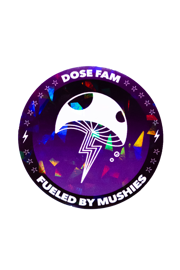 Fueled By Mushies Sticker