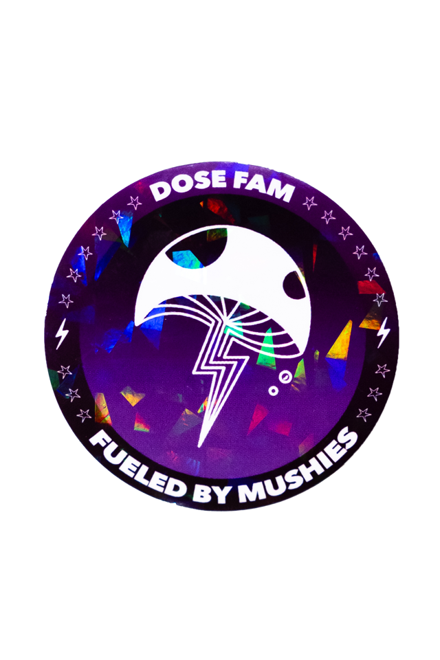 Fueled By Mushies Sticker