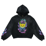 Flamin' Hot Alien Snow Washed Hoodie - PREORDER