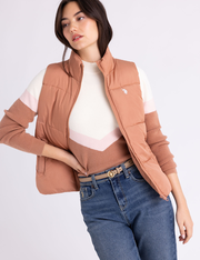 CLASSIC PUFFER VEST WITH ZIP POCKETS