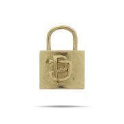 Intertwined Initials Lock Pendant