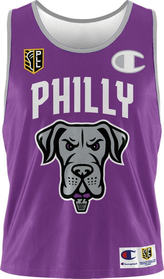 2024 Champion Philadelphia Waterdogs Reversible Pinnie