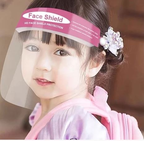 Face Shield (2 Pack) - Kids (Blue or Pink) $5.95