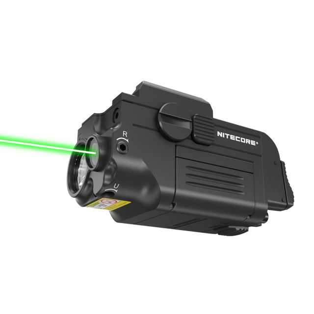 Nitecore NPL25 GL 900 Lumen Rechargeable Mounted Flashlight with Green Laser Sight