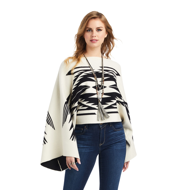 Ariat Ladies Intarsia Sweater Chimayo Poncho