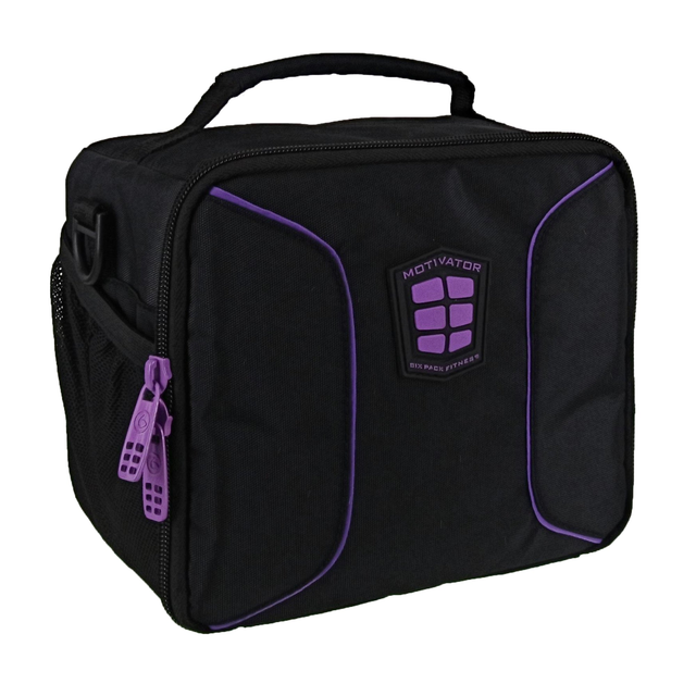 Motivator Cube Meal Prep Management System | Black/Purple