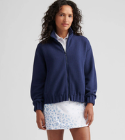 Flora Knit Jacquard Full-Zip Layer