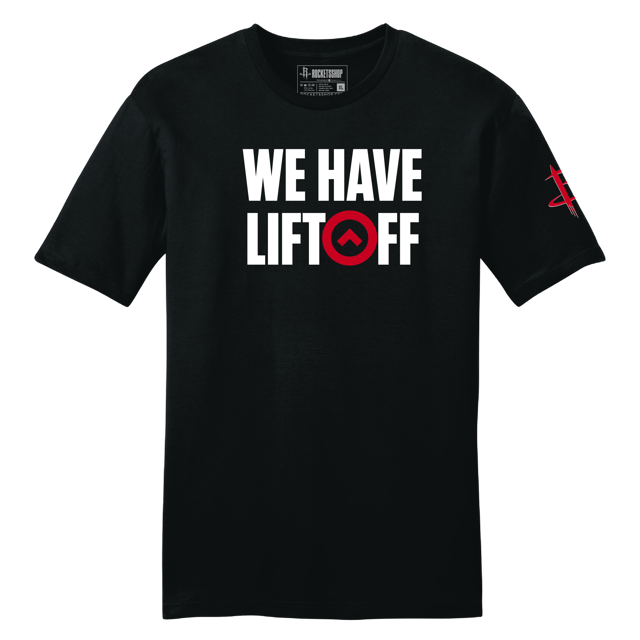 Men's Houston Rockets 2025 Playoffs We Have Liftoff T-Shirt