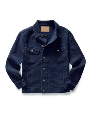 The Long Haul Jacket in Rinsed Indigo Waffle