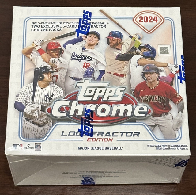 2024 Topps Chrome Baseball Logofractor Edition Factory Sealed Box Rare