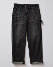 Corey Denim Pant: Washed Black