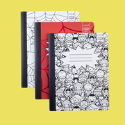Yoobi x Marvel Avengers and Spider-Man Composition Books, 3 Pack