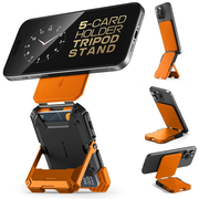 MagFlip Magnetic Wallet with Stand-Coral