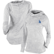 Women's Los Angeles Dodgers  Columbia White Omni-Wick Sunday Ball Pullover Hoodie