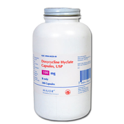 Generic Doxycycline - Hyclate 100 mg, Single Caplet Antibiotics (Rx) for Dogs & Horses