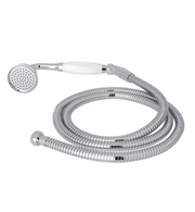 Rohl U.5387LS-APC Perrin & Rowe 2 1/2" Single-Function Handshower with Hose With Finish: Polished Chrome And Handles: All Metal Handle