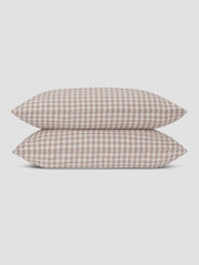 Ivory Kemptown Stripe Linen Blend Duvet Cover