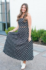 Sideline Style Polka Dot Top